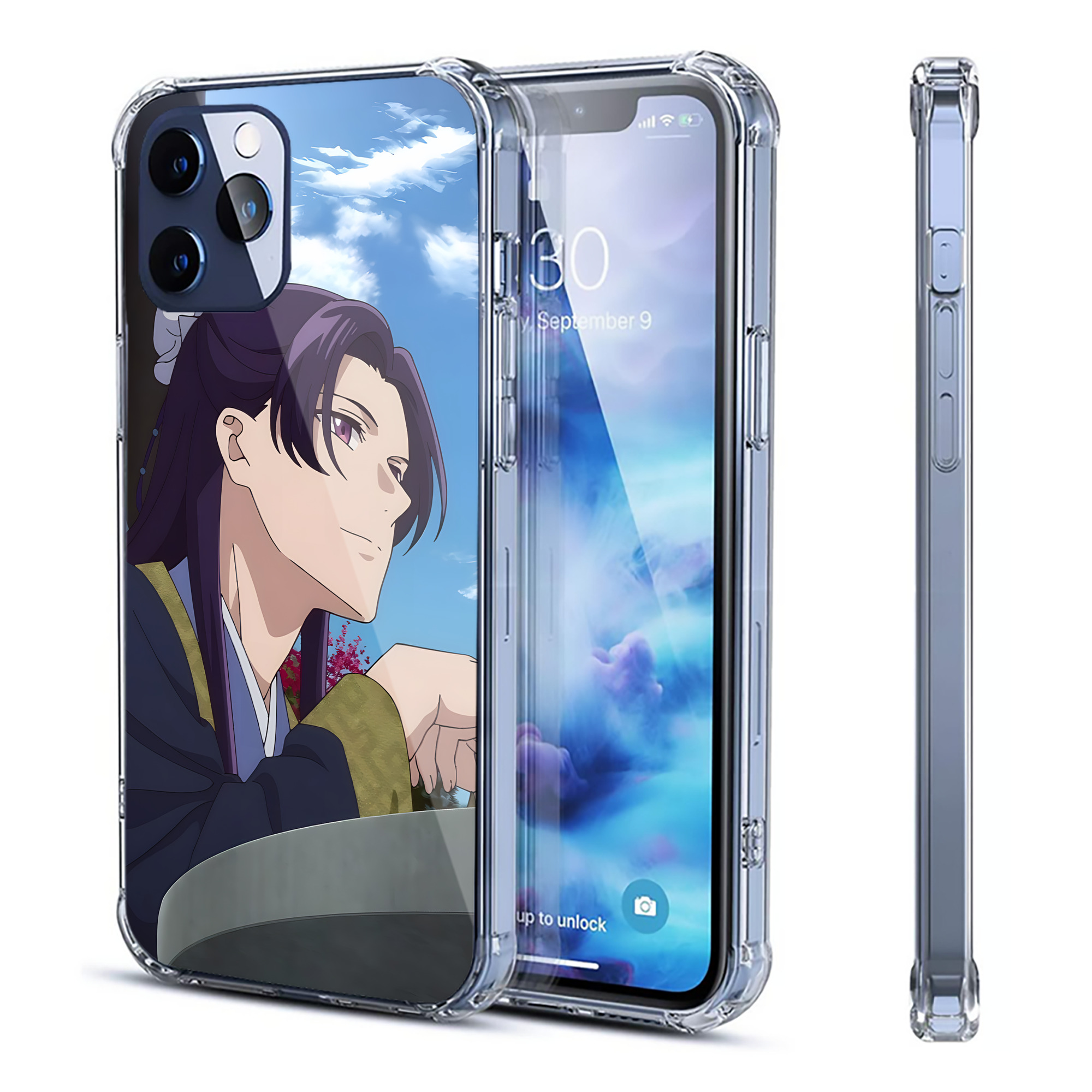 （画像用） 薬屋のひとりごと The Apothecary Diaries 【iPhone 12シリーズ対応】透明スマホケース（クリアソフトケース）